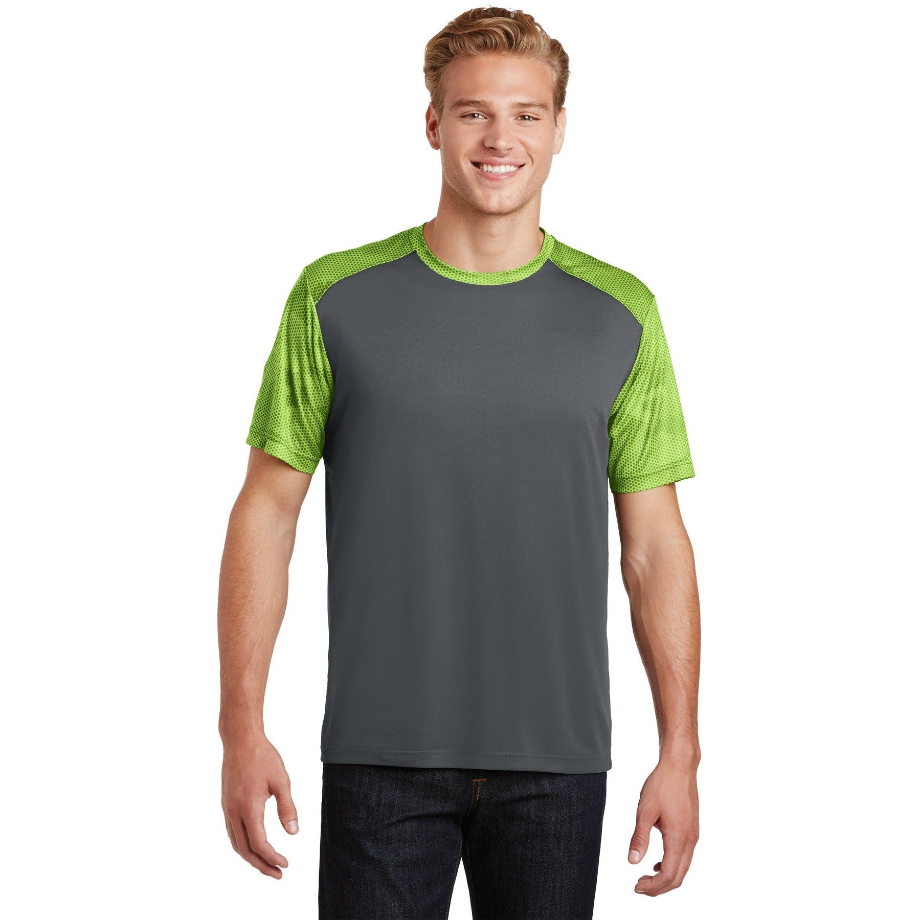 Sport-Tek-Sport-Tek® CamoHex Colorblock Tee. ST371-MedTech-5